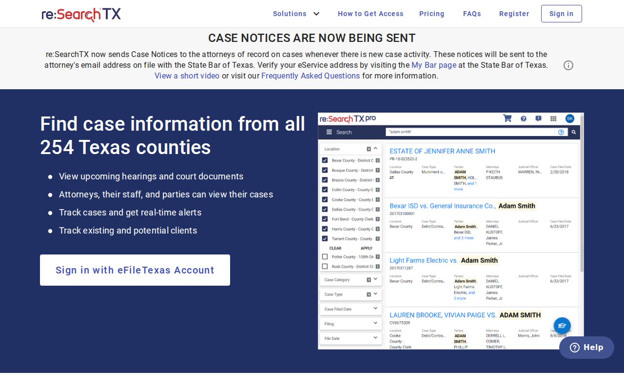 Angelina County criminal history re SearchTX court portal
